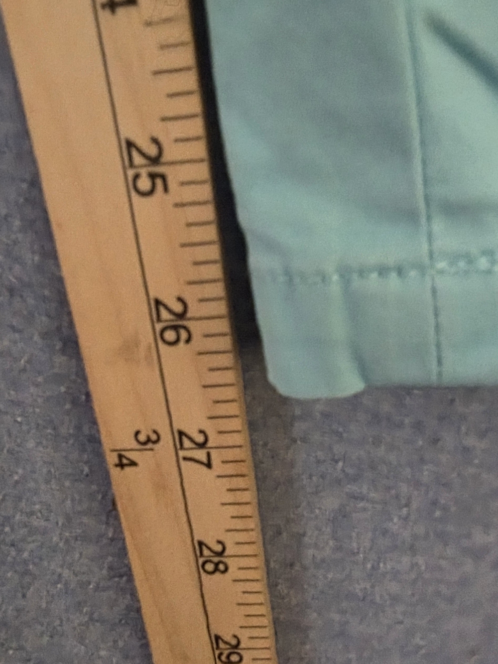 Talbots Mint Blue Straight-Leg Cropped Pants - Picture 4 of 8